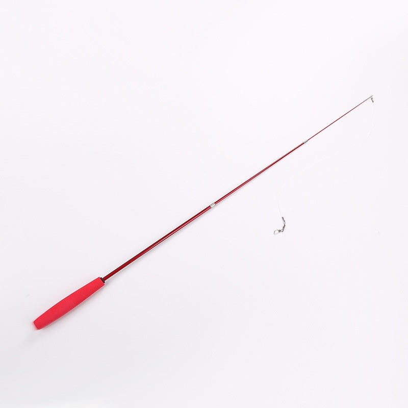 Three-section telescopic cat stick